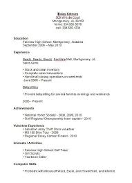 Resume CV Cover Letter  how  example resume for high school     High School Student Resume