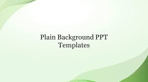 plain background ppt templates
