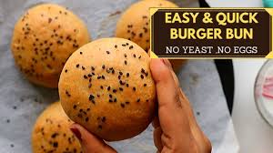 burger bun recipe without yeast no
