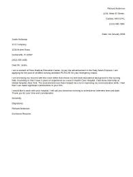 simple teaching job cover letter word format free download
