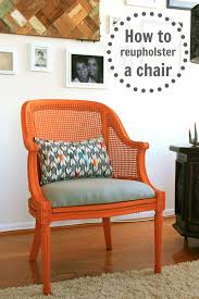 How To Reupholster An Old Chair S Seat