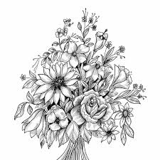 flower drawing images free