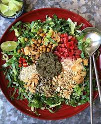 buzzy burmese tea leaf salad