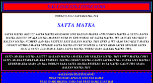 Did You Know Satta Matka Is Played Worldwide Kalyan Matka