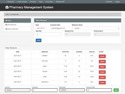 pharmacy management system in php