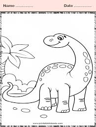 Push pack to pdf button and download pdf coloring book for free. Printable Brontosaurus Coloring Page For Kids Printablekidsedu Com