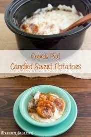 crock pot cand sweet potatoes recipe via flouronmyface