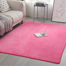 modern bedroom plush carpet rose
