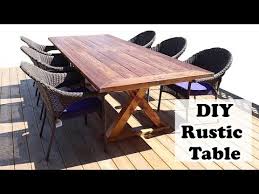 17 Easy Homemade Outdoor Dining Table Plans