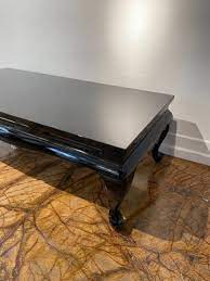Chinoiserie Coffee Table With Black