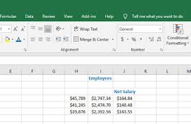 formatting numbers in excel using