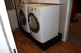 You'll get a more stable surface that will reduce vibration, extra storage if you build in some drawers, and ergonomic benefits that will ease stress on your back and shoulders. 8 Diy Washer Dryer Pedestal Ideas