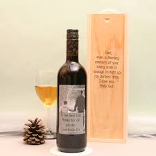 personalised wine fathers day gifts