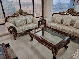 sheesham wood indian antique sofa set