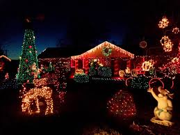 christmas lights on james har siding