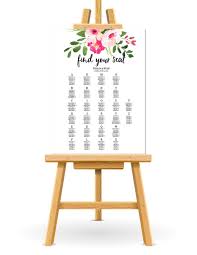 free wedding seating chart printable