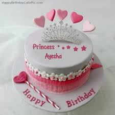 princess birthday cake for ayesha