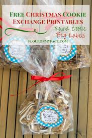 Nothing puts the icing on the cake like a festive party favor. Easy Cookie Exchange Packaging Free Printable Round Labels Flour On My Face