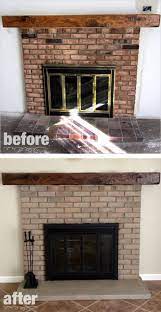 Fireplace Remodel Paint Stain