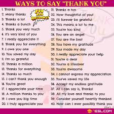 I get up at seven o'clock. 65 Other Ways To Say Thank You In Speaking And Writing 7esl