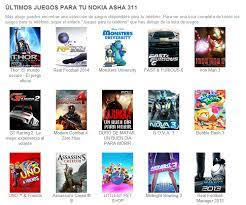 Los mejores juegos de nokia para descargar gratis en tu celular: Descargar Juegos Para Nokia Asha