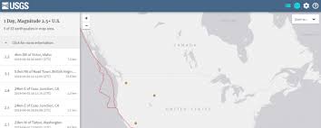 Earthquake Maps Real Time Earthquake Map Usgs Un