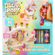 glitzy pop sparkling charm studio