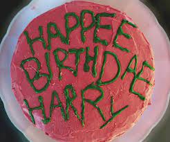 Birthday Cake Harry Potter Movie gambar png
