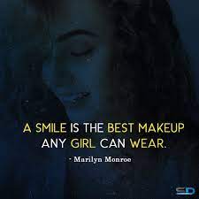 a smile is the best makeup any can