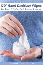 diy hand sanitizer wipes how to make