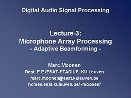 lecture3 microphone array processing
