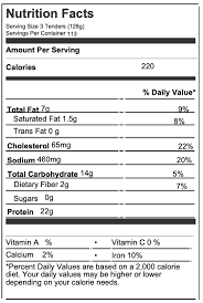 fully cooked whole grain t tenders