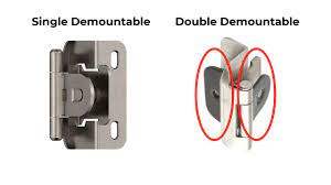 double demountable hinges