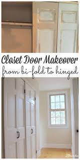 diy easy bi fold closet door makeover