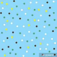 Donut Glaze Seamless Pattern Cream Texture With Sprinkle Topping Of
