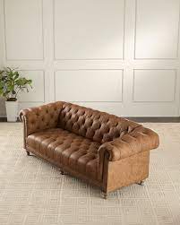 Tufted Seat Chesterfield Sofa Style