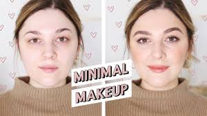 minimal makeup routine