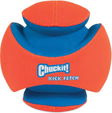 chuckit kick fetch ball dog toy large