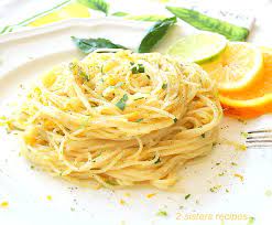 angel hair pasta with citrus sauce 2