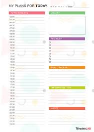 25 printable daily planner templates