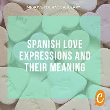 voary spanish love expressions