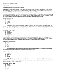 Click here to read our cookie policy. Context Clues Worksheet 2 Humanities Fill Online Printable Fillable Blank Pdffiller