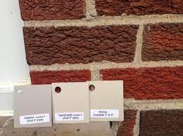 Red Brick Ranch House Trim Colors