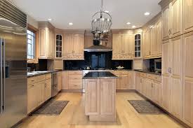 what color floor goes with oak cabinets