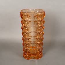 yellow glass vase from luminarc