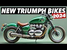 7 new triumph motorcycles for 2024