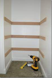 Easy Built In Closet Storage