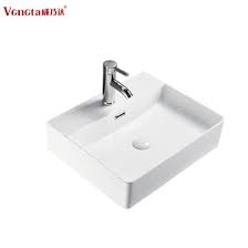 simple design hotel ceramic sink