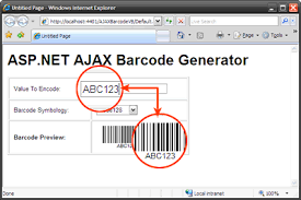 asp net ajax barcode generator