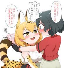 serval and kaban (kemono friends) drawn by chis_(js60216) | Danbooru